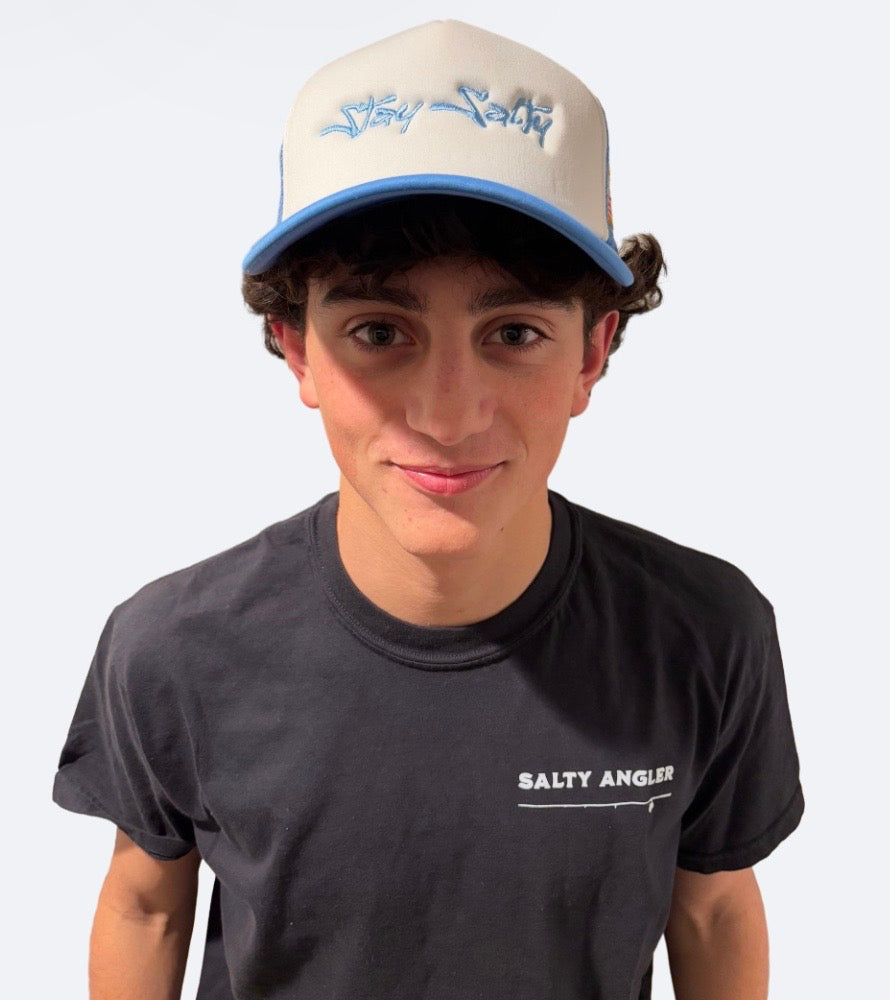 Stay Salty Hat (2-Tone Sky Blue)