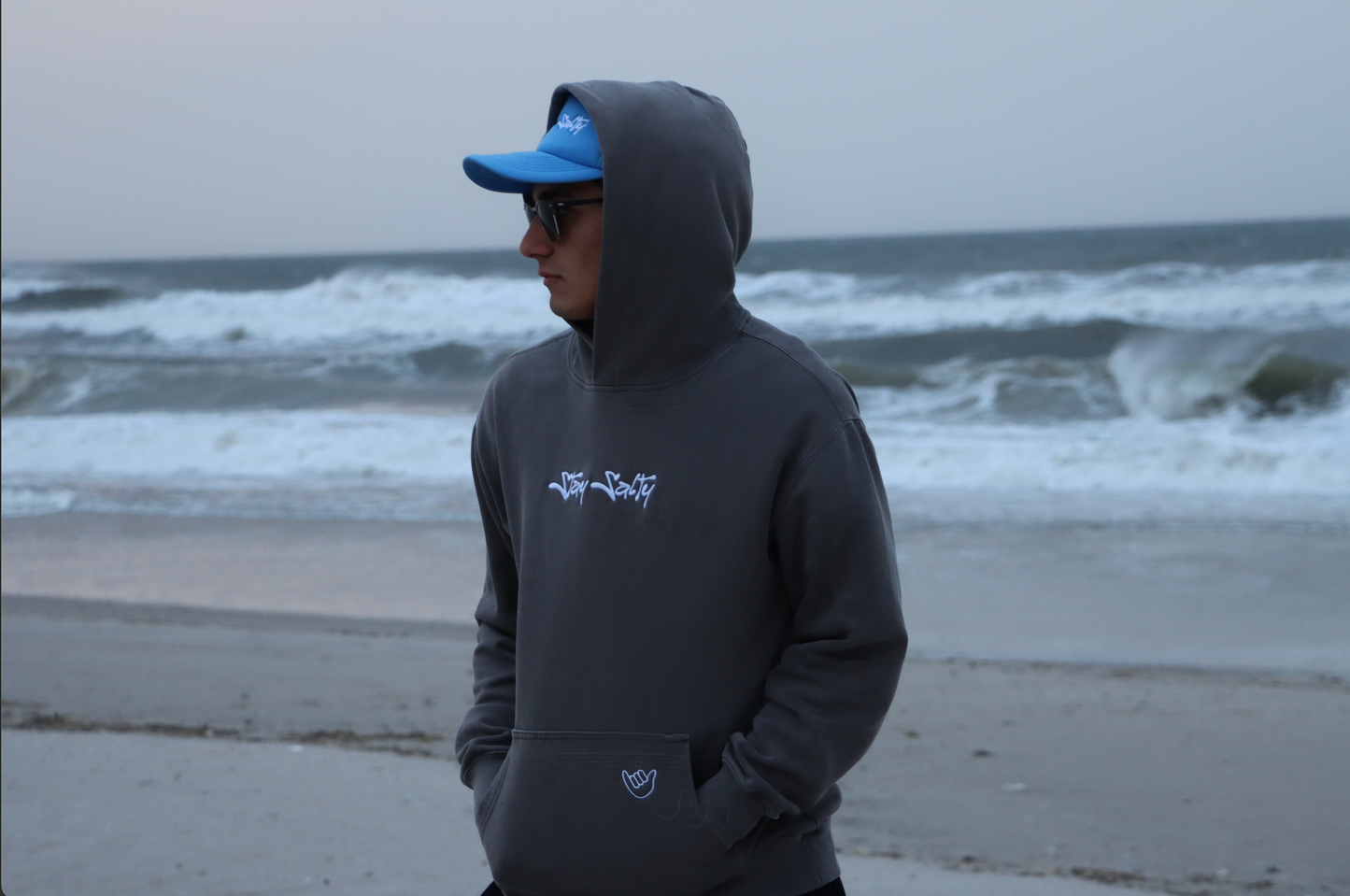 Stay Salty Hoodie (Gray)