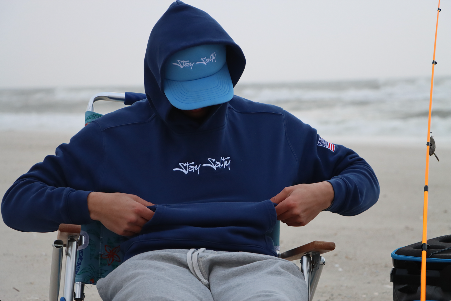 Stay Salty Hoodie (Navy)